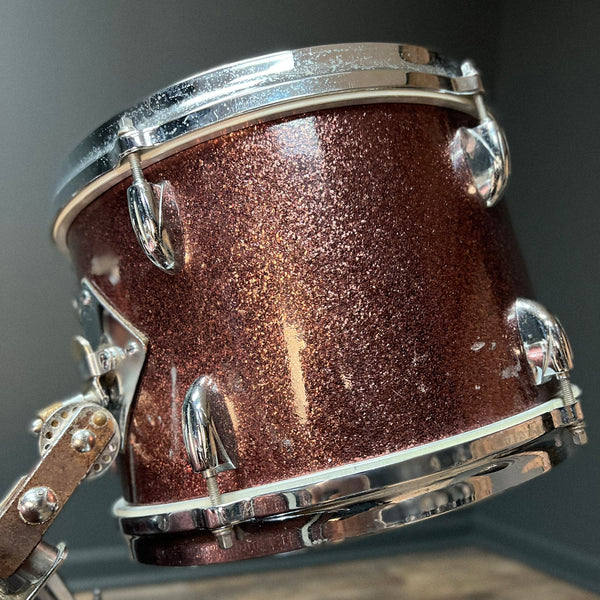 VINTAGE 1960's Gretsch Round Badge "Progressive Jazz" Outfit in Burgundy Sparkle - 14x20, 8x12, 14x14, & 5x14