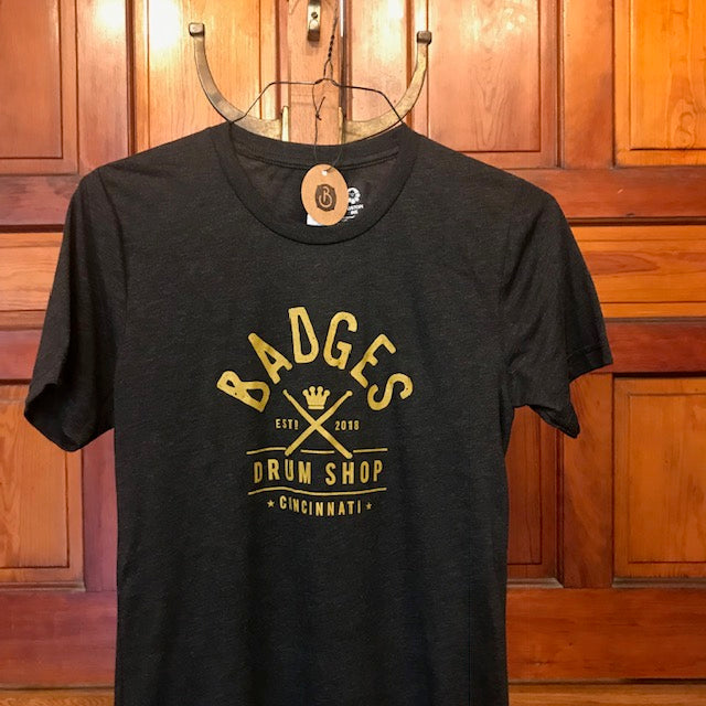 Badges Drum Shop T-Shirt - short sleeve