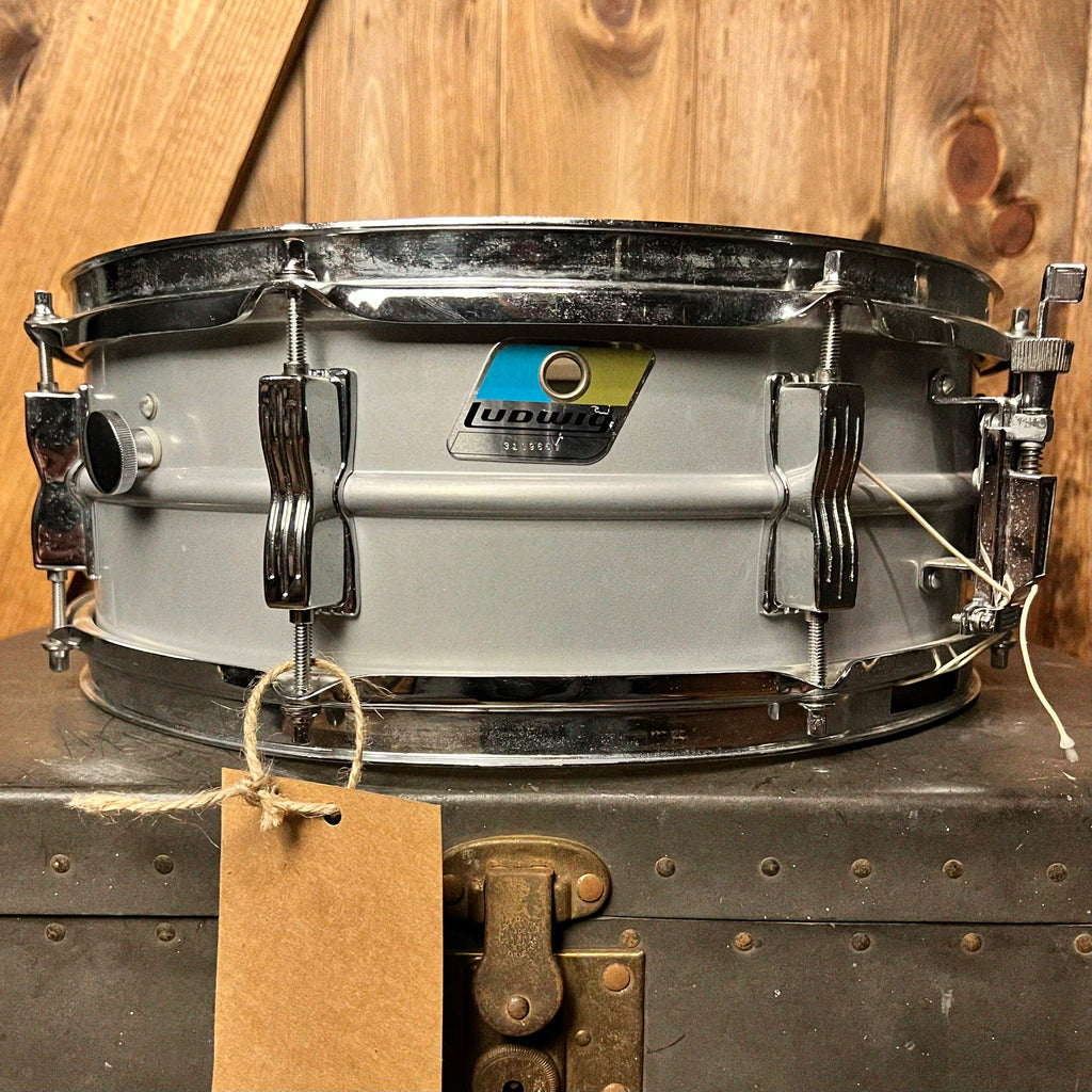 VINTAGE 1970's Ludwig 5x14 No. 404 Acrolite Snare Drum – Badges