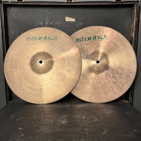 USED Istanbul Pre-Split 13" Traditional Hi-Hat Cymbals - 734/920g