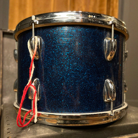 VINTAGE 1960's Slingerland 9x13 Tom in Blue Sparkle