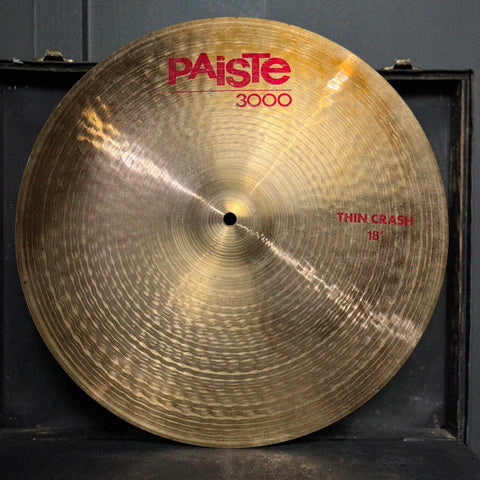 USED Paiste 18" 3000 Thin Crash Cymbal - 1474g