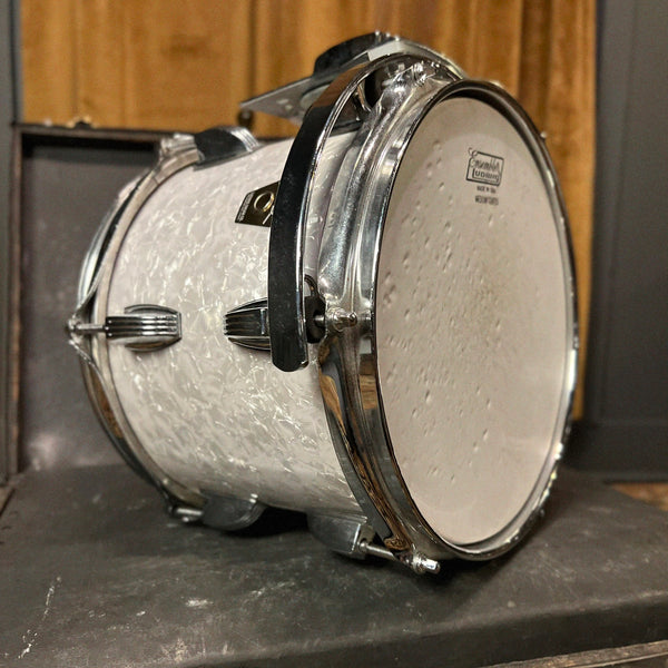 USED 1997 Ludwig Classic 8x10 Tom in White Marine Pearl