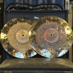 USED Meinl 15" Byzance Dual Hi-Hat Cymbals - 998/1204g