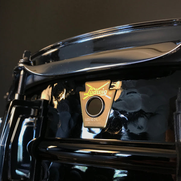 NEW Ludwig 5x14 Hammered Black Beauty Snare Drum